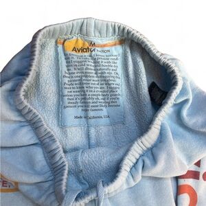 Aviator Nation Size Medium Sweatpants in Sky